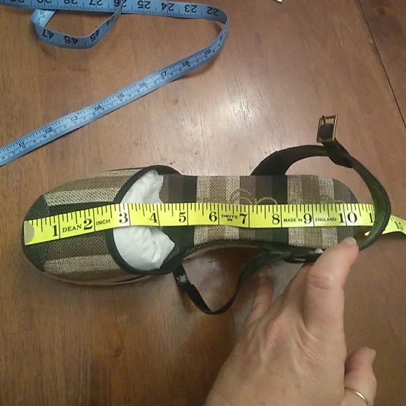 1 left Multi-colored burlap wedge espadrille - Picture 7 of 8